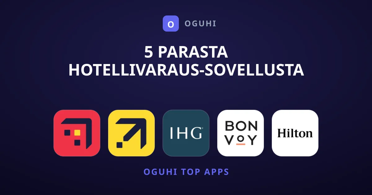 5 Parasta Hotellivaraus-sovellusta Matkoillesi