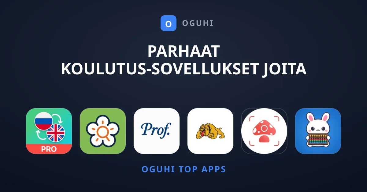 Parhaat Koulutus-sovellukset Joita Suosittelemme Juuri Nyt
